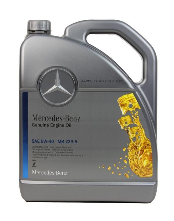 Mercedes A 000 989 86 06 13 AAEE Engine oil Mercedes Genuine Engine Oil 5W-40, 5L A000989860613AAEE: Buy near me in Poland at 2407.PL - Good price!