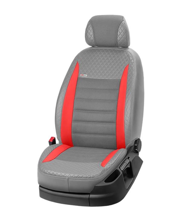 EMC Elegant 39553_VPN006 Set of covers for Ford C-Mah, grey with red leather insert 39553VPN006: Buy near me in Poland at 2407.PL - Good price!