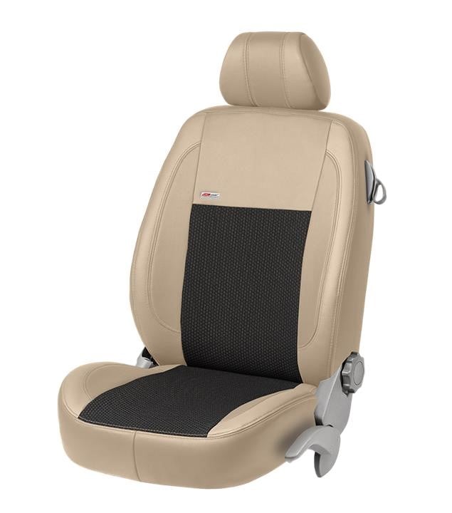 EMC Elegant 5249_VP0024 Set of covers for Hyundai Santa Fe (5 seats), beige with a black center 5249VP0024: Buy near me in Poland at 2407.PL - Good price!