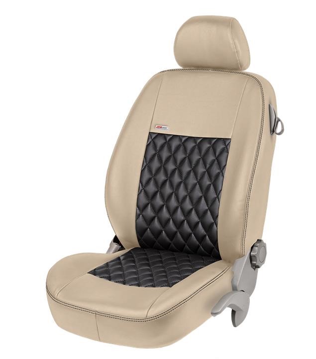 EMC Elegant 37730_EP009 Set of covers for Hyundai Santa Fe Classic (5 seats), beige with a black center 37730EP009: Buy near me in Poland at 2407.PL - Good price!