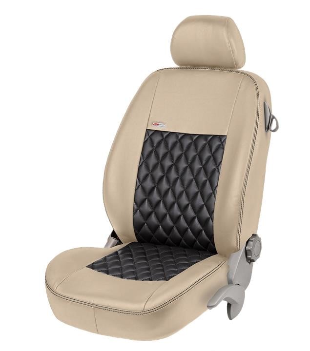 EMC Elegant 30149_EP009 Set of covers for Volkswagen T5 Caravelle 9 seats, beige with a black center 30149EP009: Buy near me in Poland at 2407.PL - Good price!