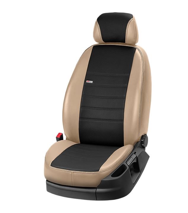 EMC Elegant 29166_EL0013 Abdeckset für Opel Corsa 5 D, beige mit schwarzer Mitte 29166EL0013: Kaufen Sie zu einem guten Preis in Polen bei 2407.PL!