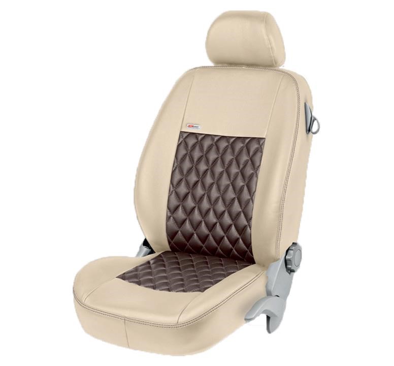 EMC Elegant 29694_EP0014 Set of covers for Hyundai Sonata V (NF) separate, beige with a brown center 29694EP0014: Buy near me in Poland at 2407.PL - Good price!
