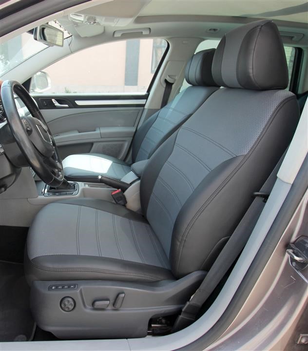 EMC Elegant Комплект чехлов для Volkswagen Passat B6 Sedan, черный нить красная – цена