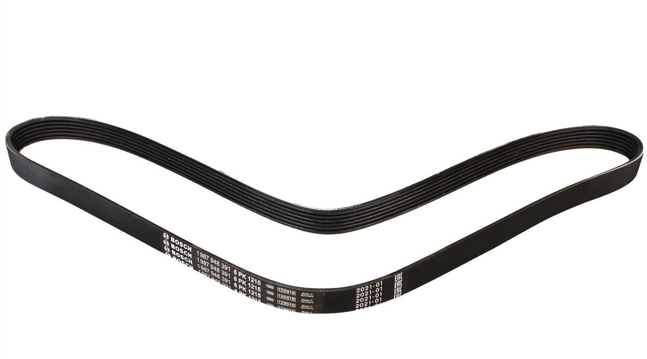 1987948391 Bosch Poly-V belt 6PK1215