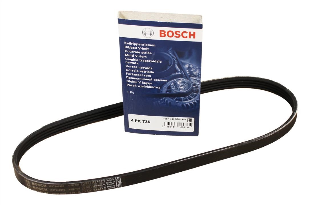 Bosch Pasek klinowy wielorowkowy 4PK735 – cena 22 PLN