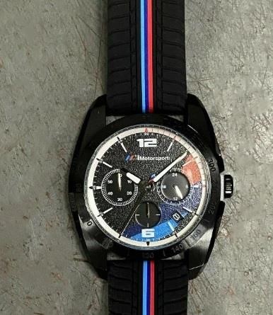 BMW 80 26 2 463 267 Męska chronograph bmw m motorsport chrono watch, mężczyźni, czarne 80262463267: Dobra cena w Polsce na 2407.PL - Kup Teraz!