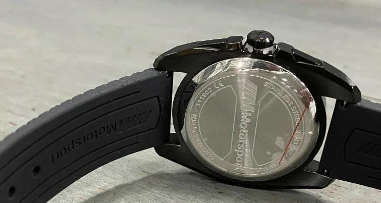 BMW Męska chronograph bmw m motorsport chrono watch, mężczyźni, czarne – cena