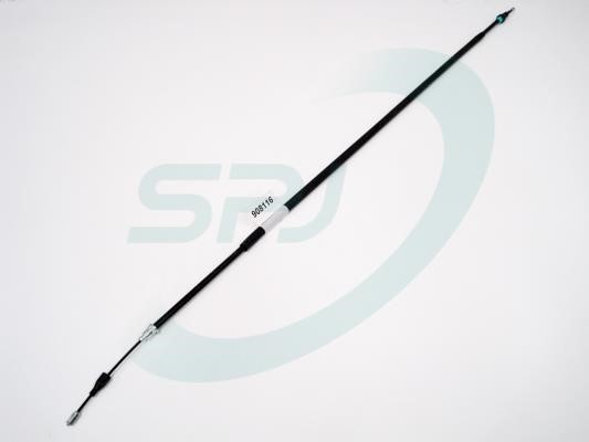 SPJ 908116 Cable Pull, parking brake 908116: Buy near me in Poland at 2407.PL - Good price!