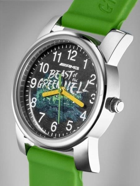Mercedes B6 6 95 4228 Mercedes-AMG GT Child's Watch, green/yellow/silver B66954228: Buy near me at 2407.PL in Poland at an Affordable price!