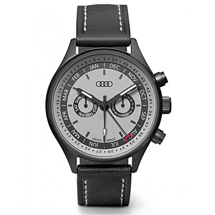 VAG 310 160 040 0 Наручний годинник унісекс Audi Watch with calendar week, grey/black 3101600400: Купити у Польщі - Добра ціна на 2407.PL!
