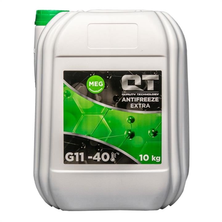 QT-oil QT5624010 Антифриз QT MEG EXTRA G11, зеленый -40°C, 10кг QT5624010: Купить в Польше - Отличная цена на 2407.PL!