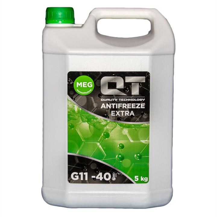 QT-oil QT562405 Антифриз QT MEG EXTRA G11, зеленый -40°C, 5кг QT562405: Отличная цена - Купить в Польше на 2407.PL!