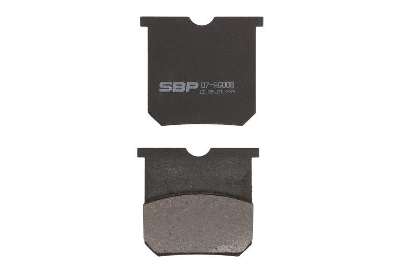 SBP 07-AG008 Brake Pad Set, disc brake 07AG008: Buy near me in Poland at 2407.PL - Good price!
