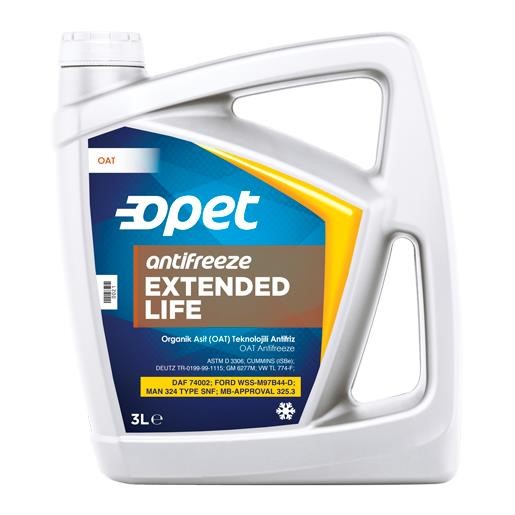 Opet ANTIFREEZE LONG LIFE 3L Antifreeze concentrate Opet Extended Life Antifreeze, orange -80°C, 3 l ANTIFREEZELONGLIFE3L: Buy near me in Poland at 2407.PL - Good price!