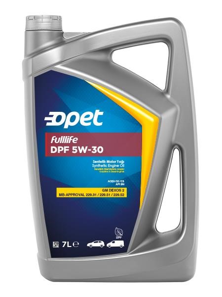 Opet 601446115 Engine oil Opet Fulllife DPF 5W-30, 7L 601446115: Buy near me in Poland at 2407.PL - Good price!