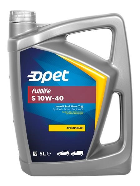 Opet 601439957 Engine oil Opet Fulllife S 10W-40, 5L 601439957: Buy near me in Poland at 2407.PL - Good price!