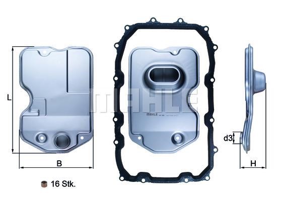 Mahle/Knecht HX 160KIT Automatic filter, kit HX160KIT: Buy near me in Poland at 2407.PL - Good price!