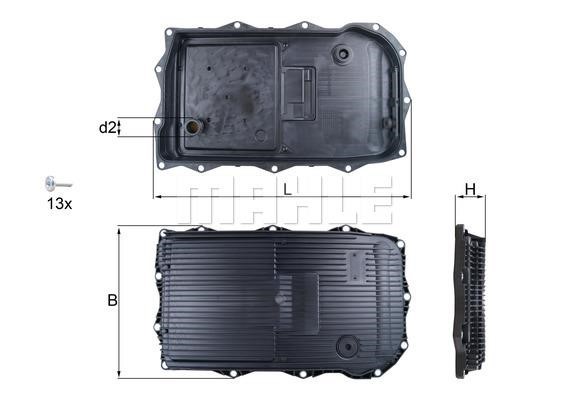 Mahle/Knecht HX 184KIT Automatic oil pan with filter HX184KIT: Buy near me in Poland at 2407.PL - Good price!
