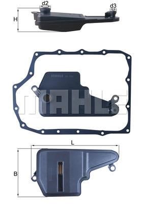 Mahle/Knecht HX 193D Automatic transmission filter HX193D: Buy near me in Poland at 2407.PL - Good price!