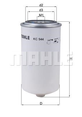 Mahle/Knecht KC 544 Fuel filter KC544: Buy near me in Poland at 2407.PL - Good price!