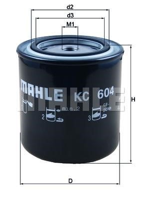 Mahle/Knecht KC 604 Filtr paliwa KC604: Dobra cena w Polsce na 2407.PL - Kup Teraz!