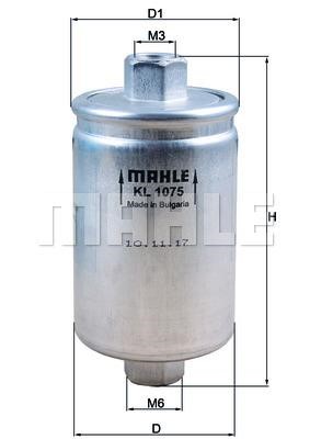 Mahle/Knecht KL 1075 Топливный фильтр KL1075: Отличная цена - Купить в Польше на 2407.PL!