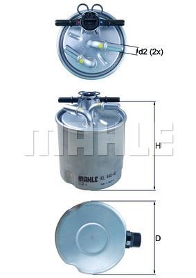 Mahle/Knecht KL 440/40 Fuel filter KL44040: Buy near me in Poland at 2407.PL - Good price!