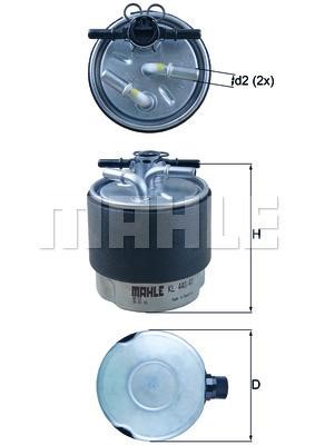 Mahle/Knecht KL 440/41 Fuel filter KL44041: Buy near me in Poland at 2407.PL - Good price!
