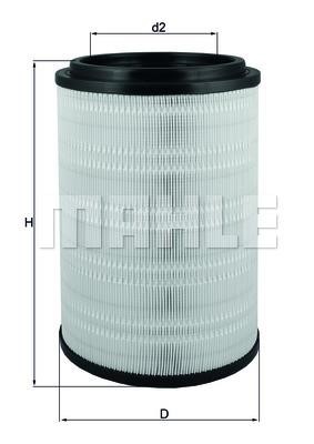 Mahle/Knecht LX 2741 Air filter LX2741: Buy near me in Poland at 2407.PL - Good price!