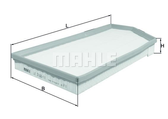 Mahle/Knecht LX 3188/11 Air filter LX318811: Buy near me in Poland at 2407.PL - Good price!