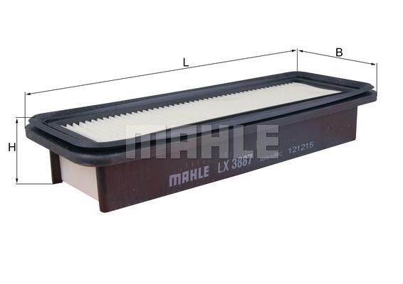 Mahle/Knecht LX 3887 Air filter LX3887: Buy near me at 2407.PL in Poland at an Affordable price!
