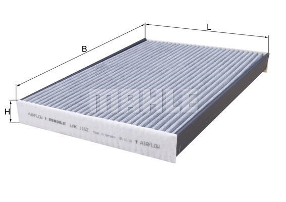 Mahle/Knecht LAK 1162 Activated Carbon Cabin Filter LAK1162: Buy near me in Poland at 2407.PL - Good price!