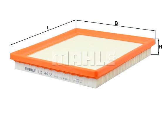 Mahle/Knecht LX 4418 Air filter LX4418: Buy near me in Poland at 2407.PL - Good price!