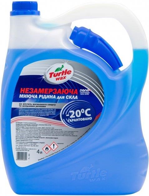 Turtle wax PL-003 Winter windshield washer fluid, -20°C, 4l PL003: Buy near me at 2407.PL in Poland at an Affordable price!