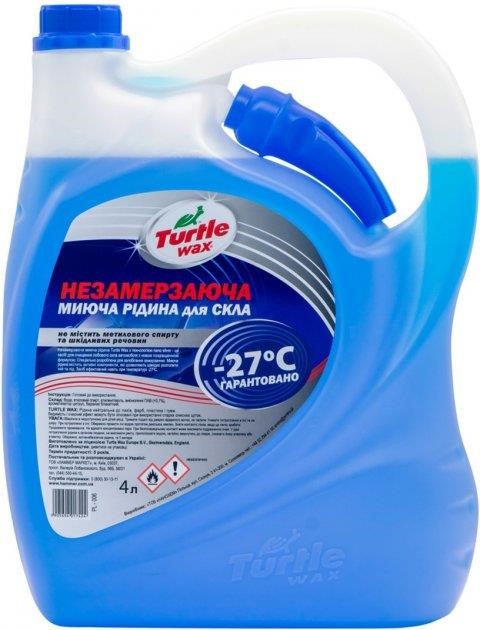 Turtle wax PL-006 Winter windshield washer fluid, -27°C, 4l PL006: Buy near me in Poland at 2407.PL - Good price!