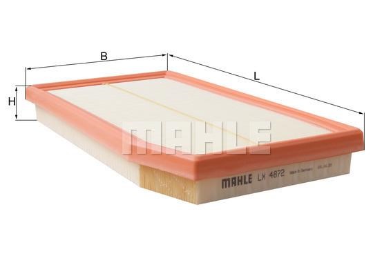 Mahle/Knecht LX 4872 Air filter LX4872: Buy near me in Poland at 2407.PL - Good price!