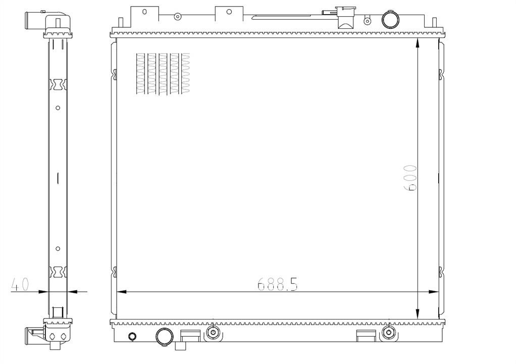 NRF Radiator – price 1025 PLN