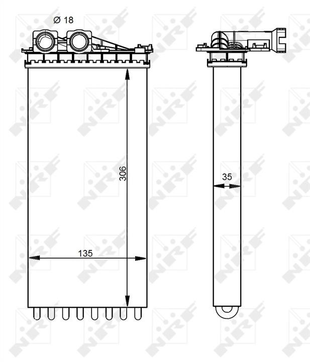 NRF Water Tank, radiator – price 180 PLN