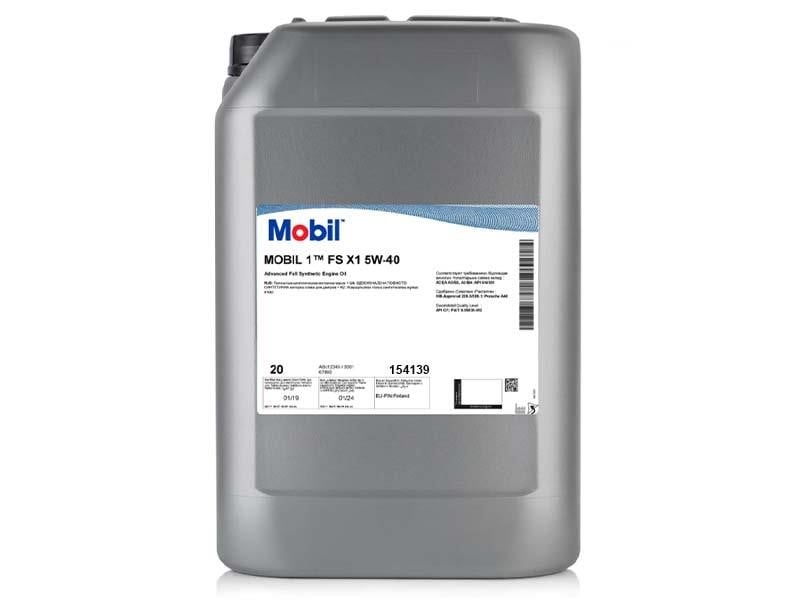 Mobil 154139 Engine oil Mobil 1 Full Synthetic 5W-40, 20L 154139: Buy near me in Poland at 2407.PL - Good price!