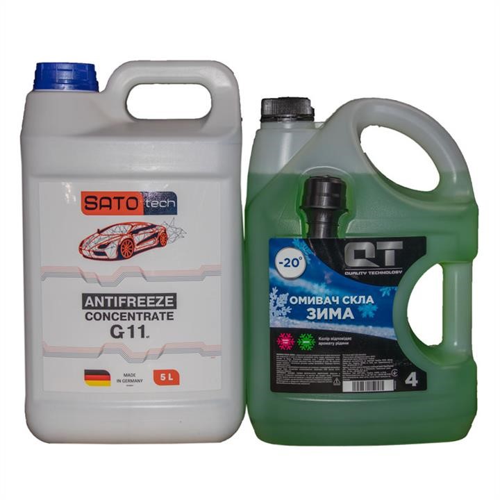 SATO tech G1105B-QT20 Antifreeze concentrate SATO TECH G11, blue -80°C, 5l + winter washer as a gift ! G1105BQT20: Buy near me in Poland at 2407.PL - Good price!