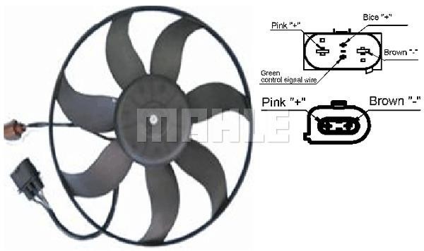 Mahle/Behr CFF 187 001S Вентилятор радиатора охлаждения CFF187001S: Отличная цена - Купить в Польше на 2407.PL!