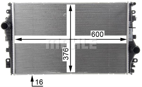 Mahle/Behr CR 1658 000P Kühler motorkühlung CR1658000P: Kaufen Sie zu einem guten Preis in Polen bei 2407.PL!