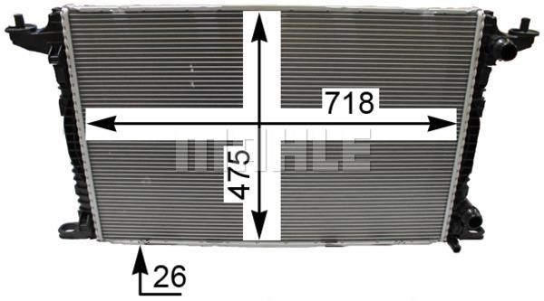 Mahle/Behr CR 2179 000P Radiator, engine cooling CR2179000P: Buy near me in Poland at 2407.PL - Good price!