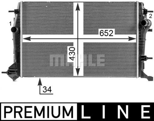 Mahle/Behr CR 25 000P Kühler motorkühlung CR25000P: Kaufen Sie zu einem guten Preis in Polen bei 2407.PL!