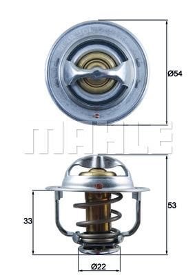 Mahle/Behr TX 179 89D Thermostat, coolant TX17989D: Buy near me in Poland at 2407.PL - Good price!
