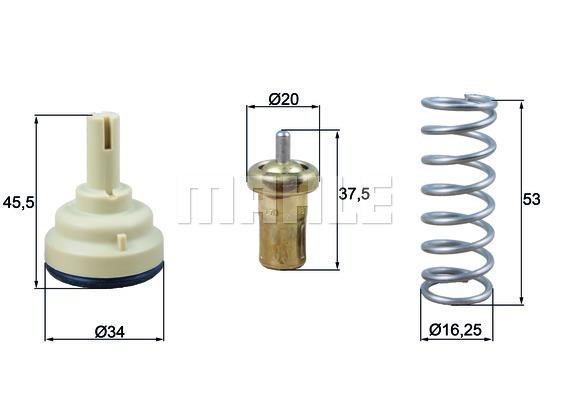 Mahle/Behr TX 181 105D Thermostat, coolant TX181105D: Buy near me in Poland at 2407.PL - Good price!