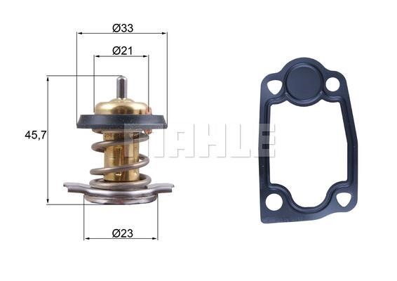 Mahle/Behr TX 266 79D Thermostat, coolant TX26679D: Buy near me in Poland at 2407.PL - Good price!