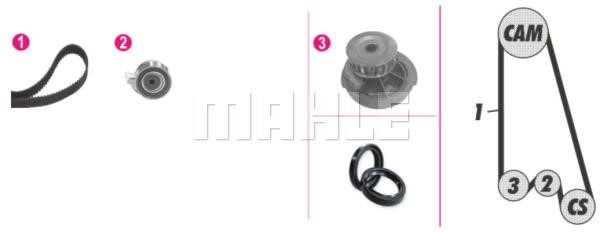 Mahle/Behr CPK 36 000P TIMING BELT KIT WITH WATER PUMP CPK36000P: Buy near me in Poland at 2407.PL - Good price!