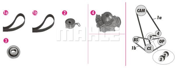 Mahle/Behr CPK 81 000P Zestaw rozrządu z pompą wody CPK81000P: Dobra cena w Polsce na 2407.PL - Kup Teraz!